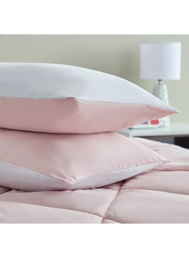 فيرا طقم غطاء وسادة من الألياف الدقيقة ذو وجهين مكون من قطعتين مقاس 50 × 75 سم - Image 4