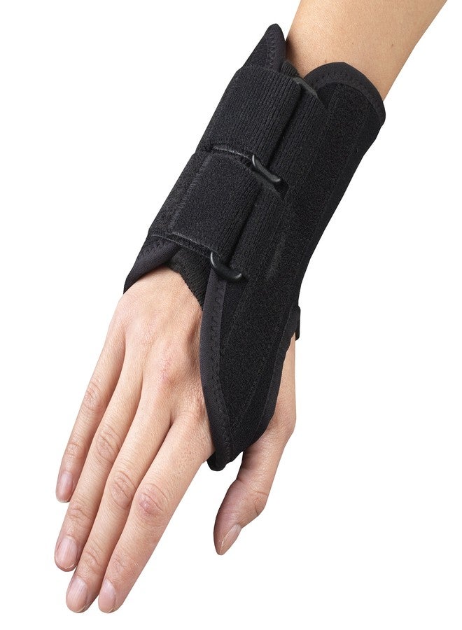OTC Wrist Splint, 6-Inch, Fitted Brace for Men and Women, Hand Pain Relief Support, Right Hand, X-Small - Image 1