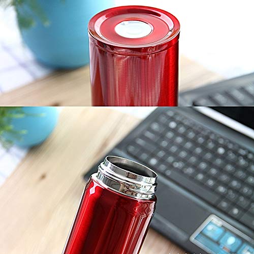 The gifts bucket The gifts bucket Stainless Steel Vacuum Flasks Water Bottle with Sipper Cap Stainless Steel Insulation Kettle 500 ml Brown - Image 5
