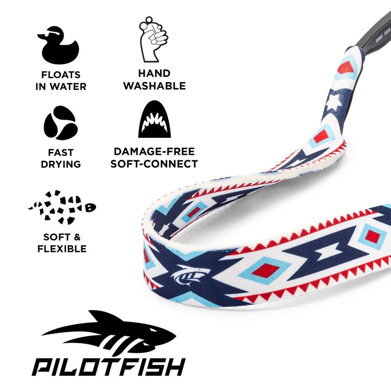 Pilotfish Pilotfish Floating Sunglasses Strap, Premium Lightweight Neoprene Eyewear Retainer for Men & Women, Soft and Flexible  - Image 2