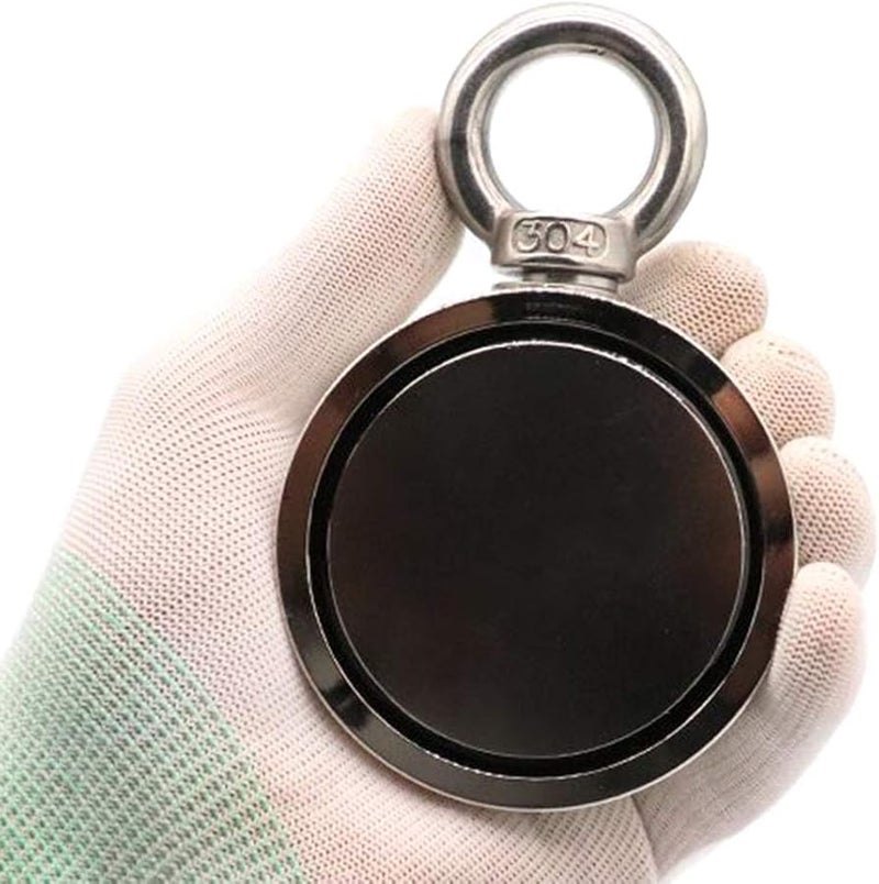 120Kg Double Sided Neodymium Fishing Magnet with 20m Rope - Image 2