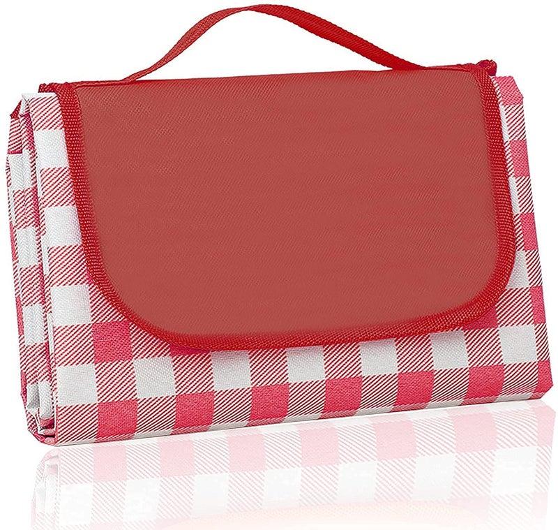 Onlyeasy Outdoor Picnic Blanket, Foldable Waterproof Sand Mat, Extra Large Picnic Blanket for Beach Camping Hiking Travel Outdoor Family Concerts (150 x 180 CM) - Image 1