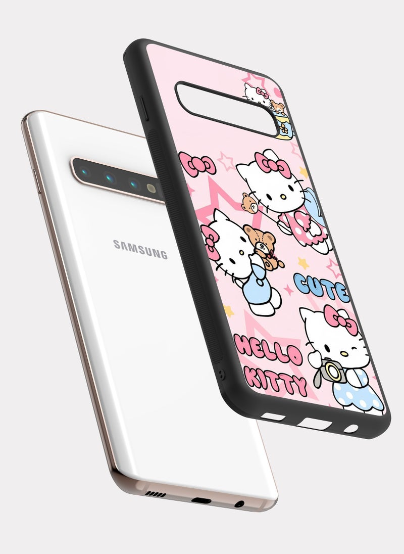 PXLAAT Samsung Galaxy S10 Plus case cover Hello Kitty Rosa - Image 2