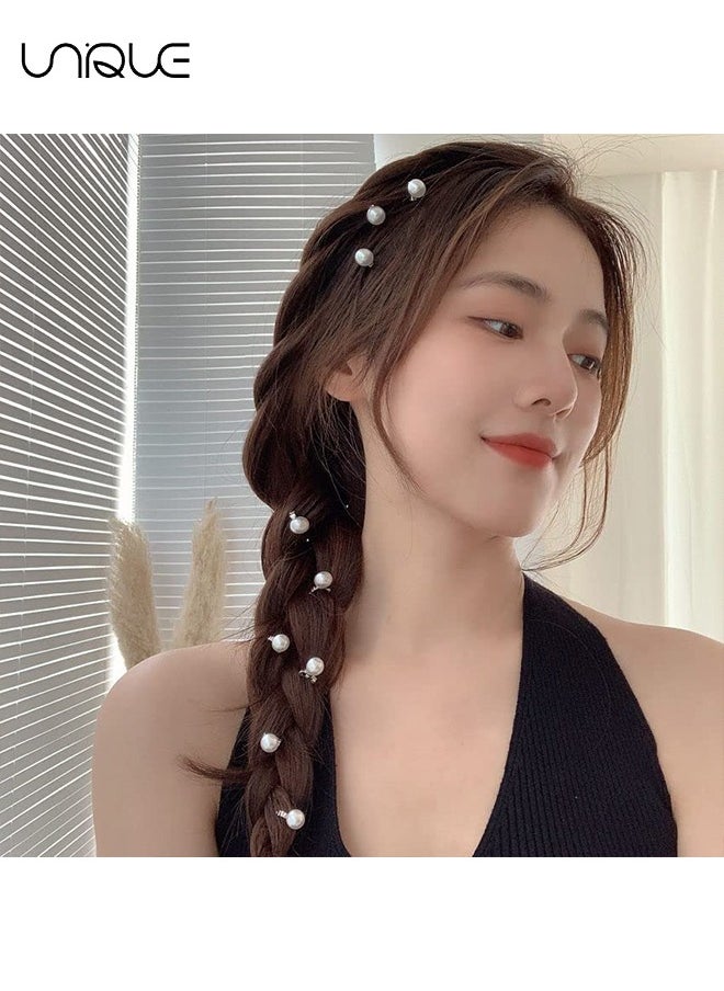 Unique - 30 Pcs Hair Pearls Hair Clips - Mini Pearl Bobby Pins  - White Pearls for Hair - Cute Wedding Hair Clips Pearl Barrettes for Women Girls Brides - Image 1