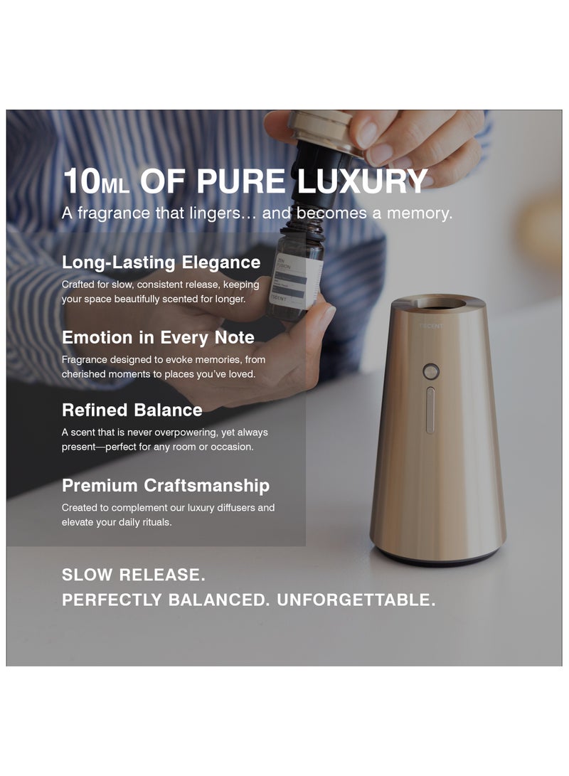 ISCENT | White Tea – Fragrance Oil Refill for Ensō Mini Diffuser 10ml | Green Tea, White Florals & Amber for Home & Car | Fresh Citrus with Soft Spice & Warm Woods - Image 5