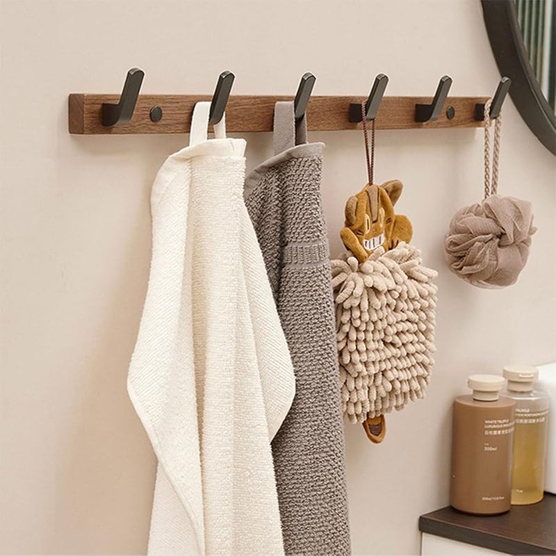 Wall Mounted Coat Rack Hook For Clothes Towels Easy Install Size C - Image 3