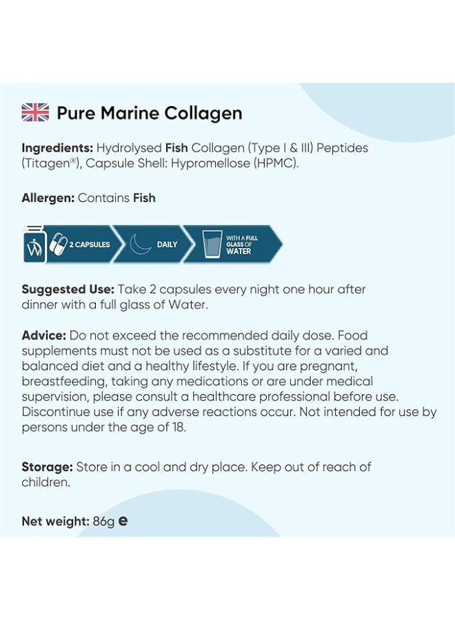 WeightWorld Pure Marine Collagen 1200 mg • 120 Capsules • Youthful Skin Support • Stronger Hair & Nails • Joint & Bone Health • Boosts Natural Collagen • Anti-Aging Formula • Easy Daily Supplement - Image 4