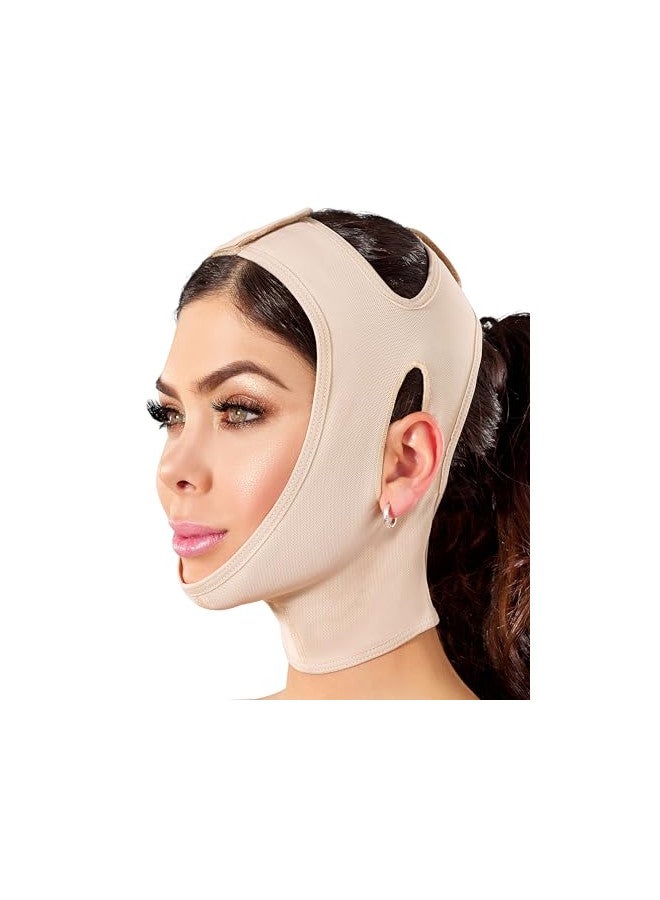 SHAPE CONCEPT Chin Strap Support Band Neck Bandage Mentonera Post Quirurgica Face Lifting Slimmer Chin Lift Facial Compression - Image 1