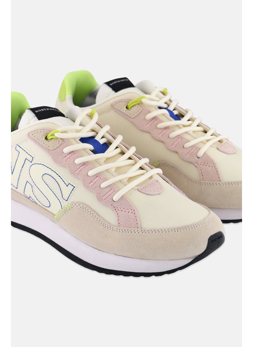 North Sails Women Lace Up Casual Shoes, Off White  - Image 3