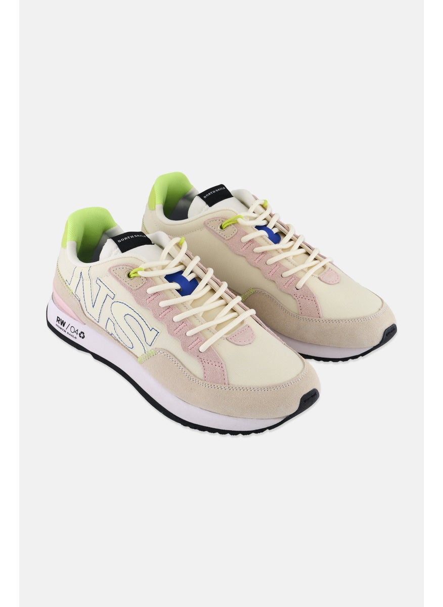 North Sails Women Lace Up Casual Shoes, Off White  - Image 1