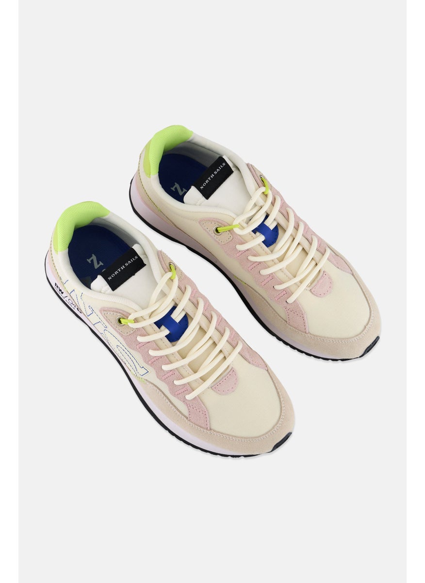 North Sails Women Lace Up Casual Shoes, Off White  - Image 4