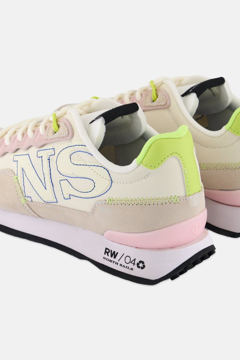 North Sails Women Lace Up Casual Shoes, Off White - Image 2