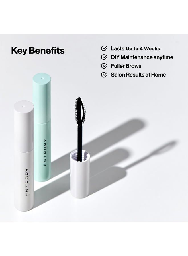 ENTROPY MAKEUP Tough Brow Lift Perm Kit, At-Home DIY Brow Lamination Kit for Fuller, Defined Eyebrows, Long-Lasting, Up to 6 Weeks, Hypoallergenic, Beginner-Friendly, Professional Results, 0.88 Oz - Image 3