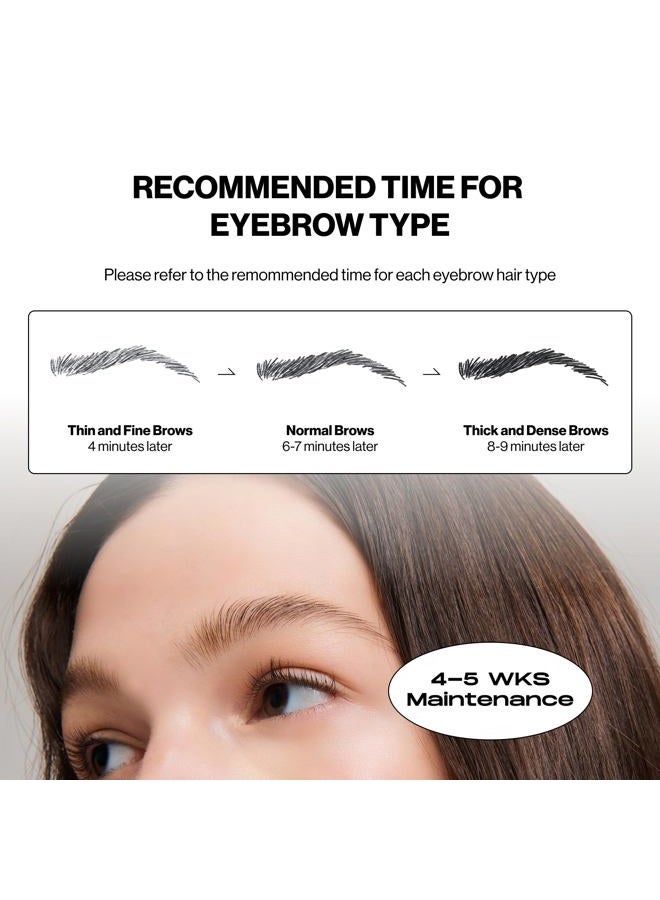 ENTROPY MAKEUP Tough Brow Lift Perm Kit, At-Home DIY Brow Lamination Kit for Fuller, Defined Eyebrows, Long-Lasting, Up to 6 Weeks, Hypoallergenic, Beginner-Friendly, Professional Results, 0.88 Oz - Image 4