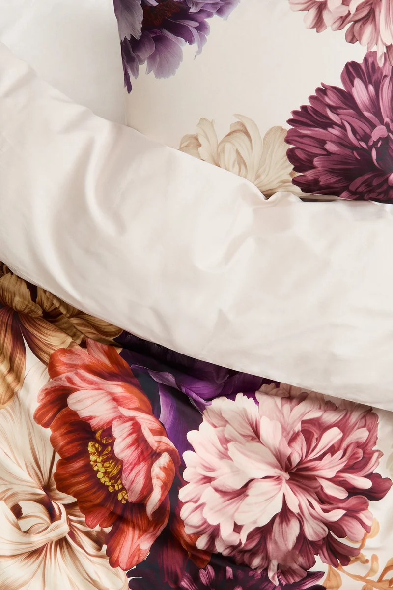H&M Cotton sateen single duvet cover set