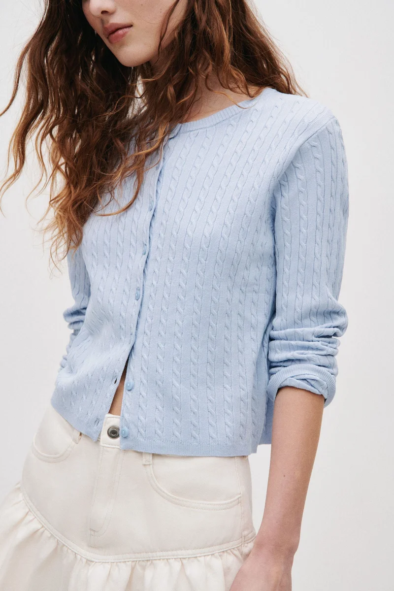 H&M Cable-knit cardigan
