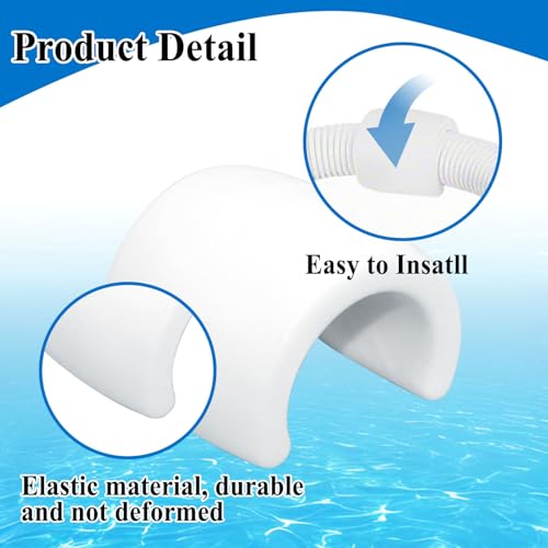 Ebrmeiwo 4 Pcs PVX280PK2 White Float for 2/4 Wheel Pool Cleaner Hoses, #896584000-280 - Image 5