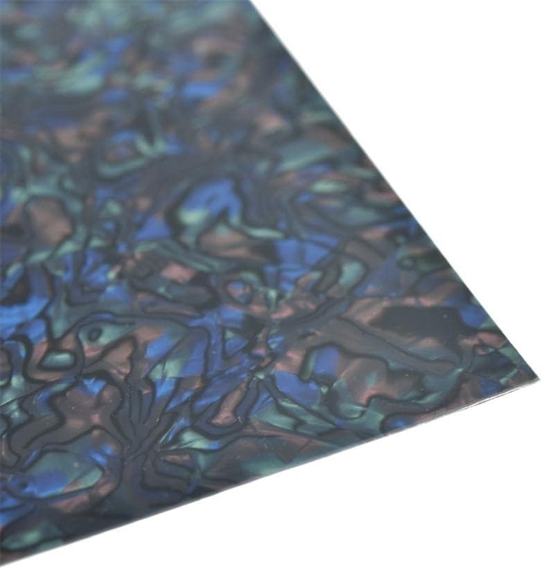 KAISH 25x20cm Acoustic Guitar Self Adhesive Scratch Plate Sheet Pickguard Material Sheet AbalonePearl - Image 2