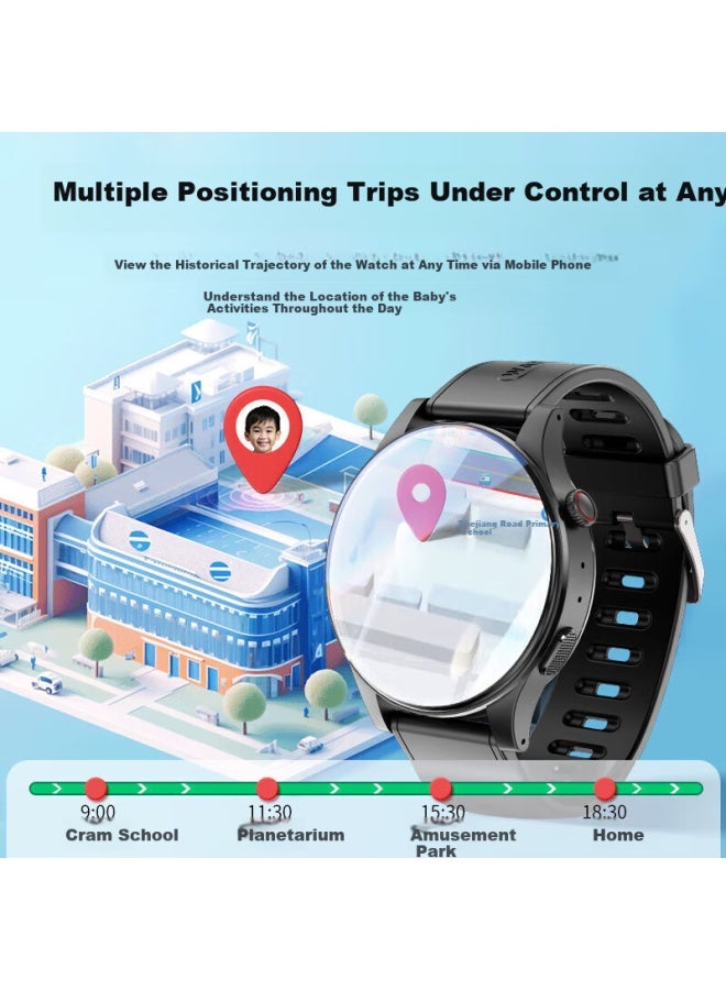 Aelvo Huawei Harmonyos Compatible With Apple I0s, Suitable For 5g Full Network Children's Elementary School Students' Phone Watch, Can Insert Sim Card, Video Waterproof, For Teenagers In Middle And High School, Positioning For Ages 6-18 - Image 2