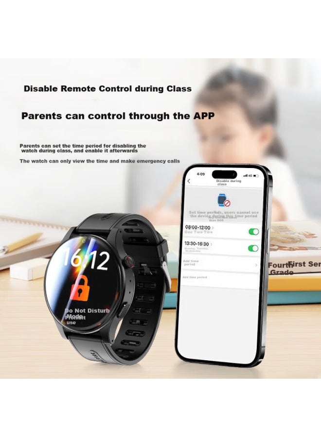 Aelvo Huawei Harmonyos Compatible With Apple I0s, Suitable For 5g Full Network Children's Elementary School Students' Phone Watch, Can Insert Sim Card, Video Waterproof, For Teenagers In Middle And High School, Positioning For Ages 6-18 - Image 4
