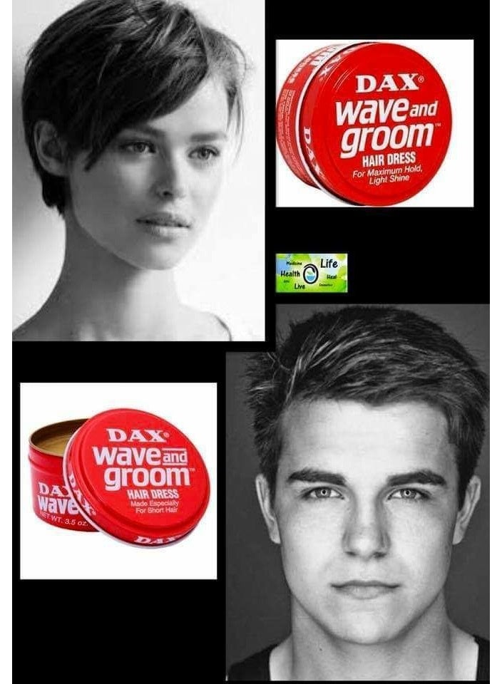 داكس كريم داكس الأمريكي الأصلي ثبات قوي ولمعان طبيعي للشعر القصير والمجعد  اللون الأحمر - Image 2