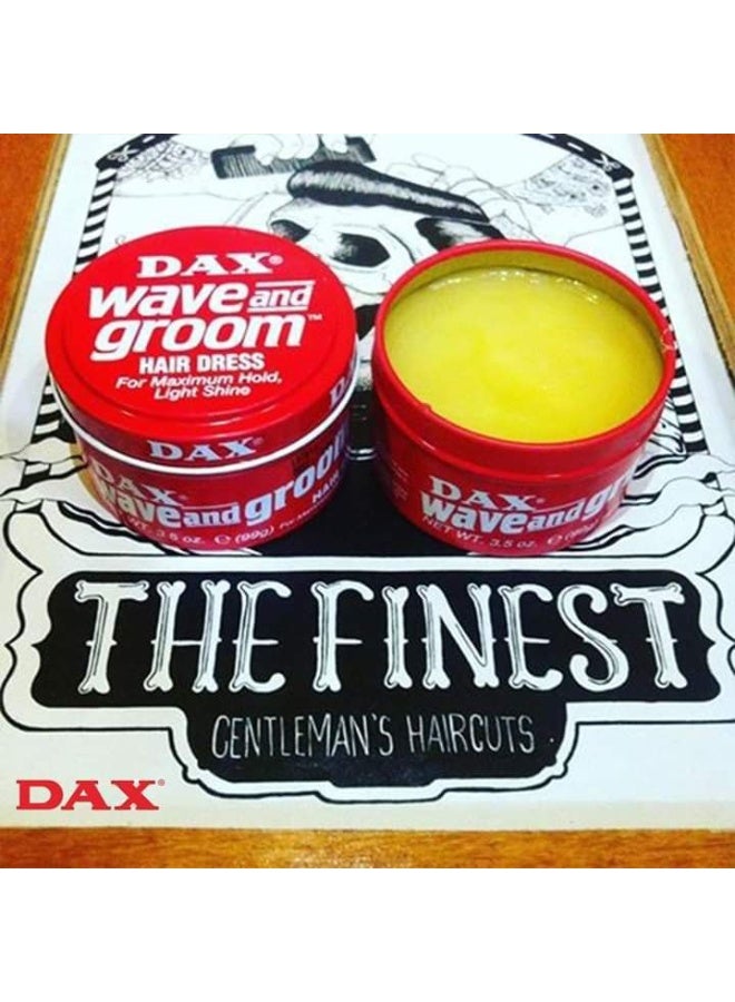 داكس كريم داكس الأمريكي الأصلي ثبات قوي ولمعان طبيعي للشعر القصير والمجعد  اللون الأحمر - Image 4