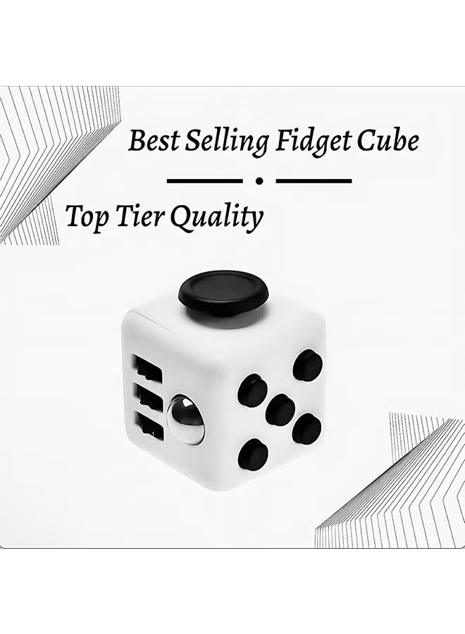 مكعب تخفيف التوتر عالي الجودة للكبار والصغار - يُحسّن التركيز، ويُخفف القلق، ويزيد الإنتاجية - تصميم متين وقابل للحمل، صغير الحجم، بنكهة أوريو - Image 2