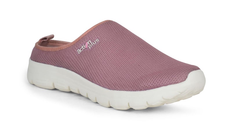 Action Women Light Pink Peach Mules ONTL0042LPPC05 - Image 1