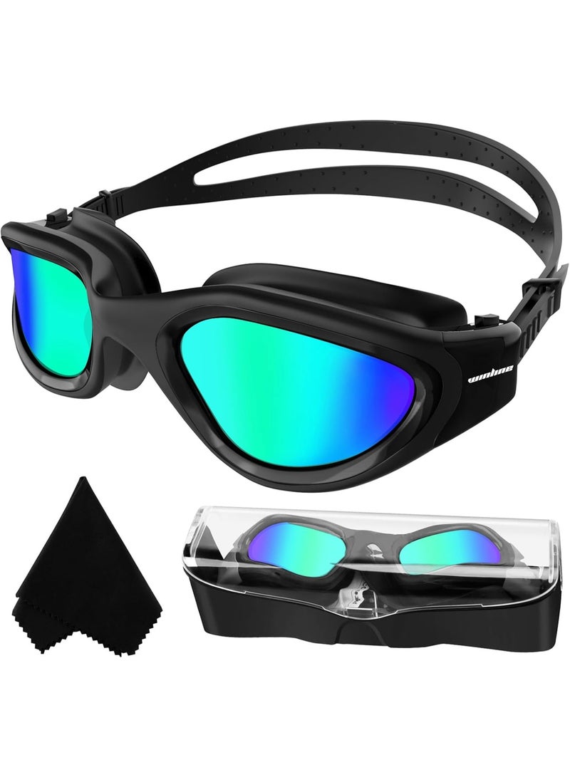 Winline Swimming Goggles Polarized Lenses Anti Fog Anti UV Waterproof Clear Vision Easy Adjust Soft Bridge for Men Women Adults Teens - Image 1
