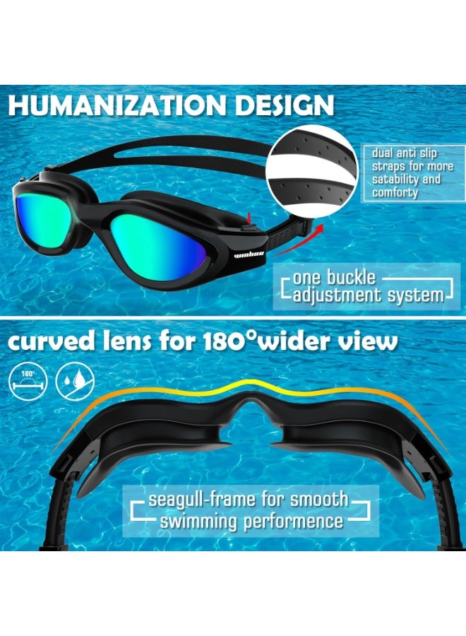 Winline Swimming Goggles Polarized Lenses Anti Fog Anti UV Waterproof Clear Vision Easy Adjust Soft Bridge for Men Women Adults Teens - Image 4