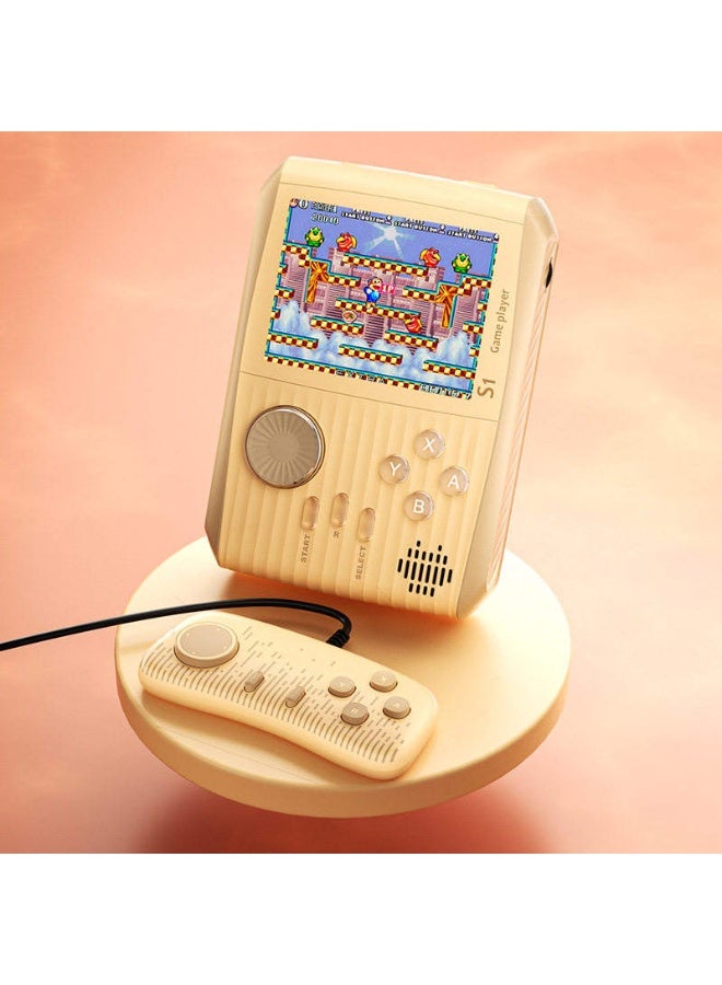 ELTRAZONE Portable Ultra-Thin Mini Handheld Game Console S1, 3.0 Inch Color Display Retro Gaming Device with 600 Built-in Classic Games, 2 Player Mode, Rechargeable Portable Video Game Console for Kids - Image 3