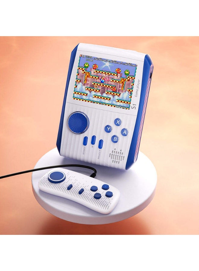 ELTRAZONE Portable Ultra-Thin Mini Handheld Game Console S1, 3.0 Inch Color Display Retro Gaming Device with 600 Built-in Classic Games, 2 Player Mode, Rechargeable Portable Video Game Console for Kids - Image 4