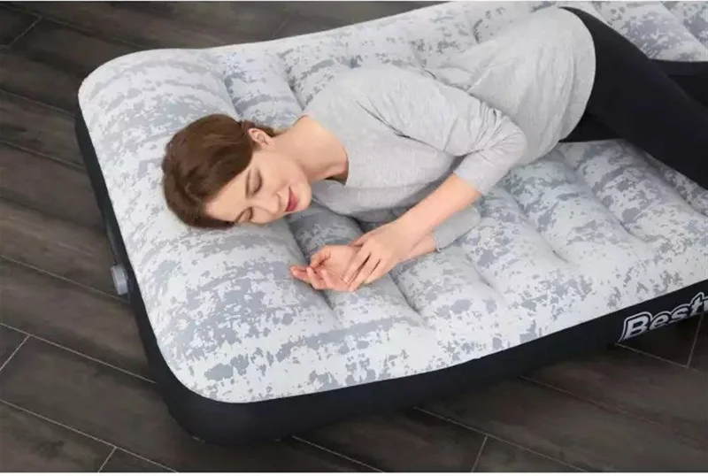 بست واي 67834 Inflatable Mattress for 1 Person White with Pump 188X99 cm
