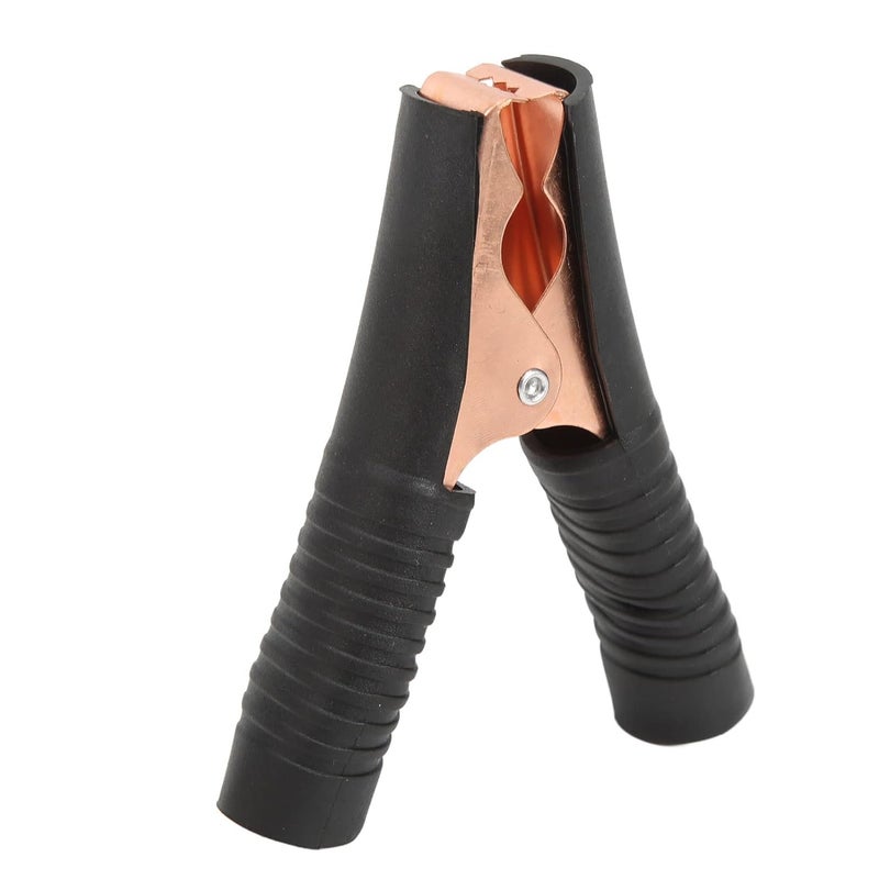 مشبك كابل البطارية الأسود 100 أمبير فتحة 20 ملم مجموعة مشابك اختبار خفيفة الوزن 10 قطع فولاذ بولي فينيل كلوريد مطلي بالنحاس - Image 5