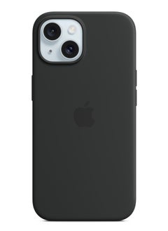 Silicone iPhone 15 Silicone Case with MagSafe - Black  - Image 1