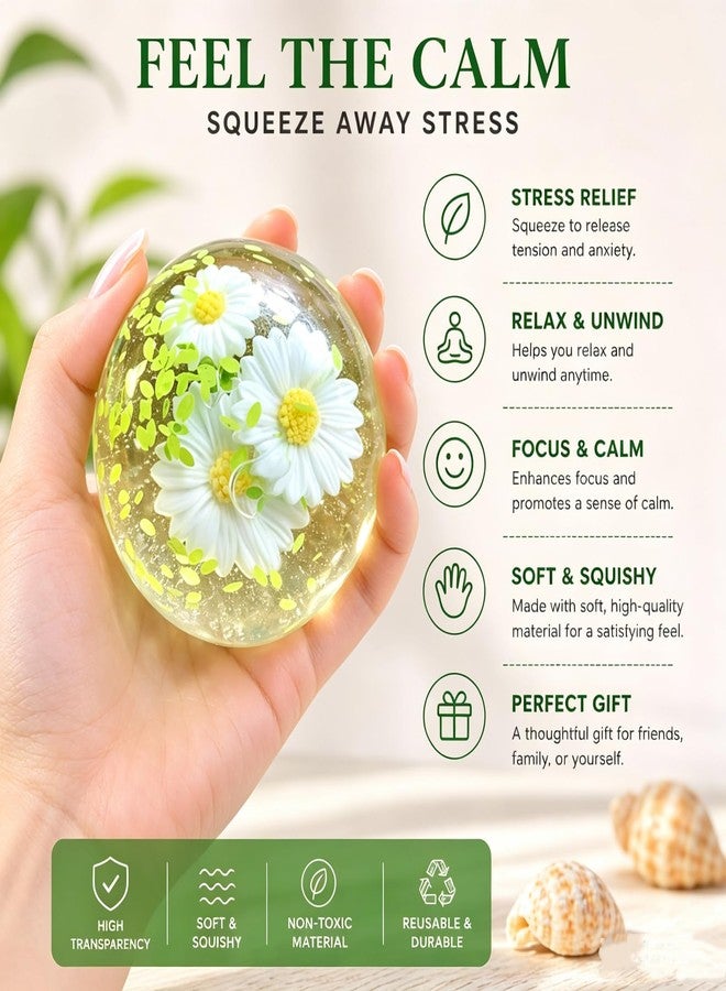 hehred Coconut Oil Squishy, Slow Rising Sugar Ball, Stress Relief Coconut Oil Squeeze Stress Ball, Soft Fidget Toy for Stress Anxiety Relief, Gift for Birthday Party Favors - Image 3