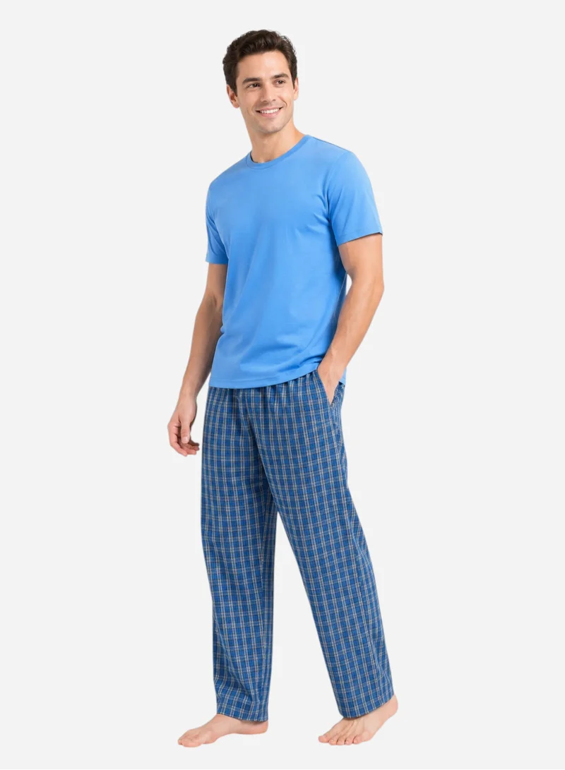 victor and jane  MENS PYJAMA SET (KNITTED T SHIRT + WOVEN PANT) for Men | Best Price UAE