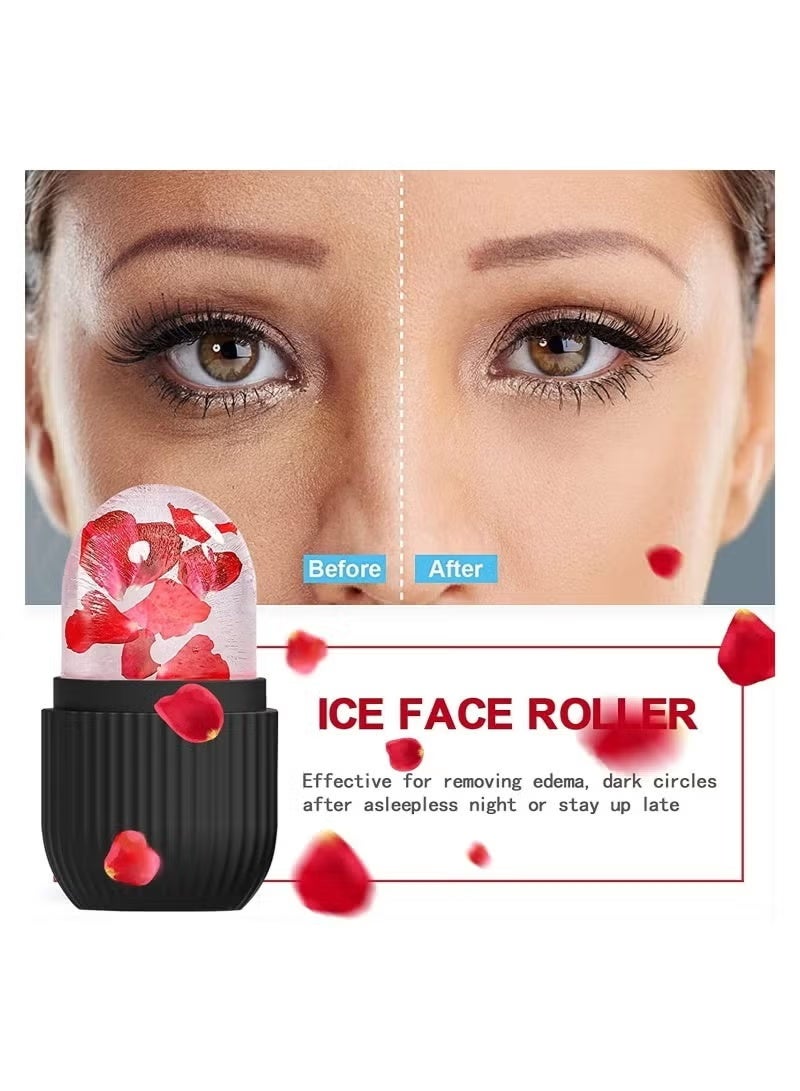 Ice Roller For Face,Beauty Facial Massage Ice Roller,Glow Cube Ice Roller for Face,Skin Care Tools for Eye Wrinkles - Image 2