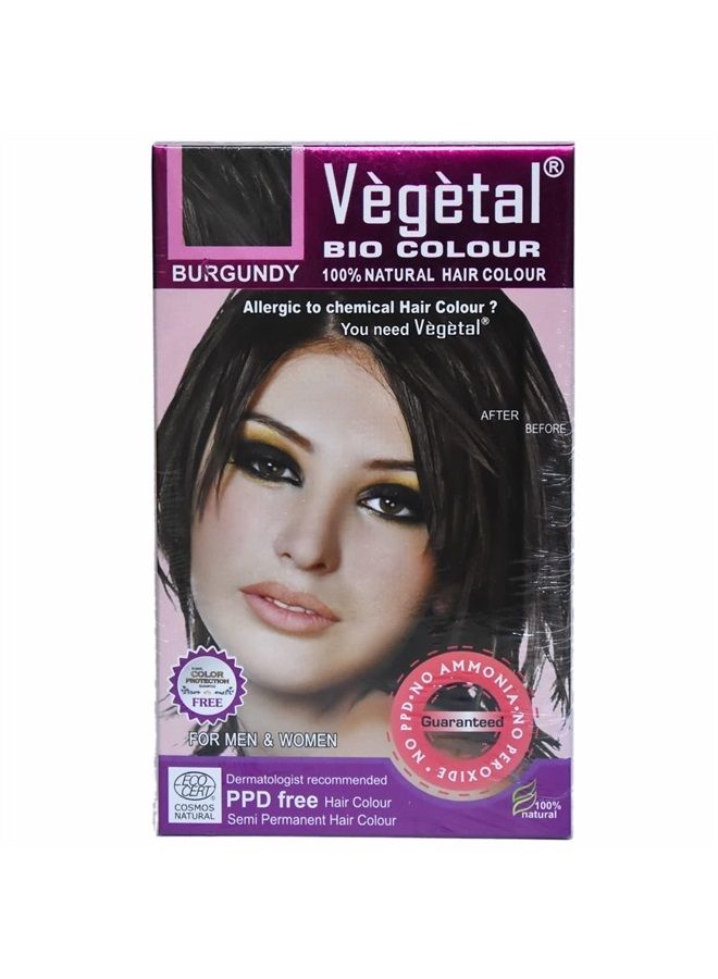 Vegetal لون بيولوجي - بورجوندي 50 جرام × 3 - Image 1