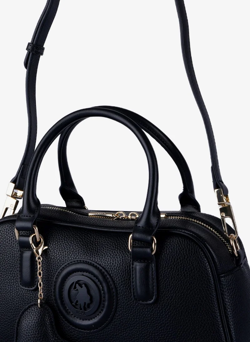 U.S. Polo Assn. BLACK U.S. Polo Assn. Women's Shoulder Bag, Ladies Large Capacity Hobo Bag, Handbag Tote Bags Clutch Bag, Women's Leather Hobo Bag, Women's Tote Bag, Women's Shoulder Bag, Women's Hand Bag, Women's Travel Bag, for Office Sling Bag Side Bag and Girls College Students for Women | Best Price UAE