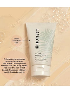 Honest Honest Beauty Calm On Foaming Cream Cleanser for Sensitive Skin | Hyaluronic Acid + Calming Phyto-Blend | EWG Verified, Vegan + Cruelty Free | 4 fl oz  - Image 2