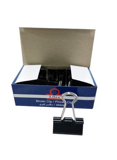 Libra Libra Binder Clip 12 Pieces Set, 51 mm Size  - Image 2