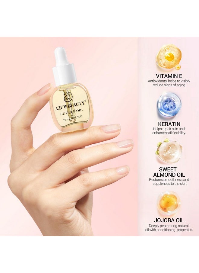 AZUREBEAUTY AZUREBEAUTY Dip Powder Liquid Set 15ml/0.5oz Nail Repair Cuticle Oil Dip Powder Base Top Coat with Activator, Bond, Cuticle Care for Dipping Powder Nail Kit, No Need Nail Lamp  - Image 3