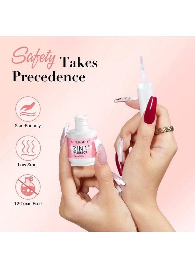 AZUREBEAUTY AZUREBEAUTY Dip Powder Liquid Set 15ml/0.5oz Nail Repair Cuticle Oil Dip Powder Base Top Coat with Activator, Bond, Cuticle Care for Dipping Powder Nail Kit, No Need Nail Lamp  - Image 4
