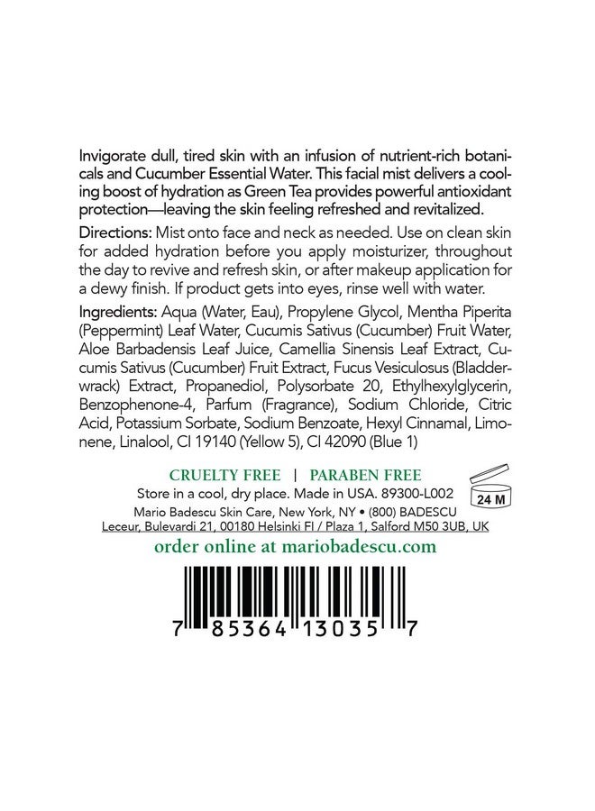 MARIO BADESCU Ario Badescu Facial Spray 2 Piece Set Includes Aloe Chamomile & Lavender Face Mist Plus Aloe Cucumber Green Tea Face Mist For All Skin Types Dewy Finish 4 Fl Oz 2 Count (Pack Of 1)  - Image 4