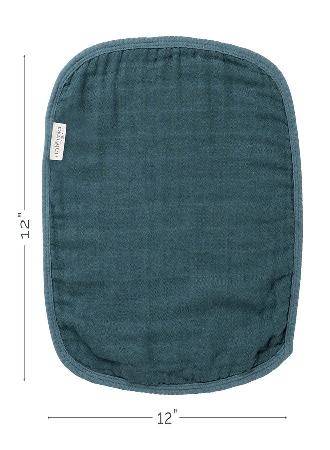 Natemia Muslin Baby Washcloths for Newborn - Premium Wash Cloths for Babies, Super Absorbent and Ultra Soft Rayon Made from Bamboo, 6 Layer Baby Girl and Baby Boy Washcloths, 5 Piece Set - Image 2