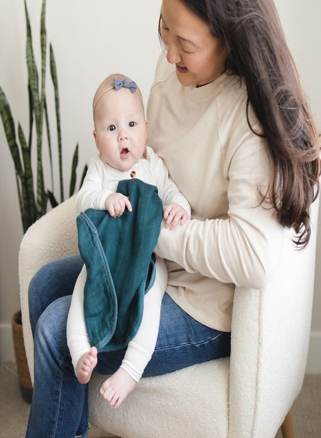 Natemia Muslin Baby Washcloths for Newborn - Premium Wash Cloths for Babies, Super Absorbent and Ultra Soft Rayon Made from Bamboo, 6 Layer Baby Girl and Baby Boy Washcloths, 5 Piece Set - Image 5