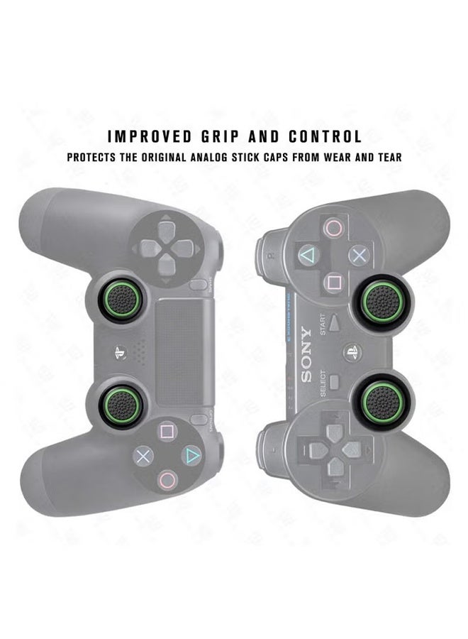An 6 Pairs Thumb Grips Silicone, Analog Controller Joystick Thumb Stick Cap, Two-Color Handle Silicone Cap, Compatible with PS5 PS4 PS3 PS2 Xbox 360 Xbox One Controllers - Image 5