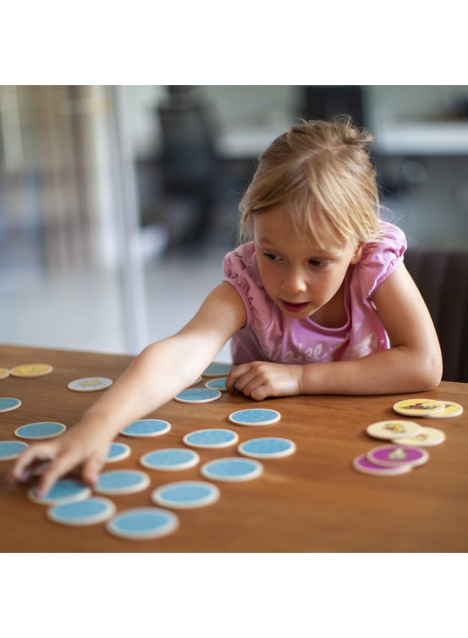Cottify Montessori-Inspired Wooden Matching Game for Toddlers 2-4 Years - Durable, Scratch-Resistant 36 Card Set, Includes Carry Bag - Memory Game for Toddlers 2-4 Years - Cognitive Verbal Skills Development  - Image 4