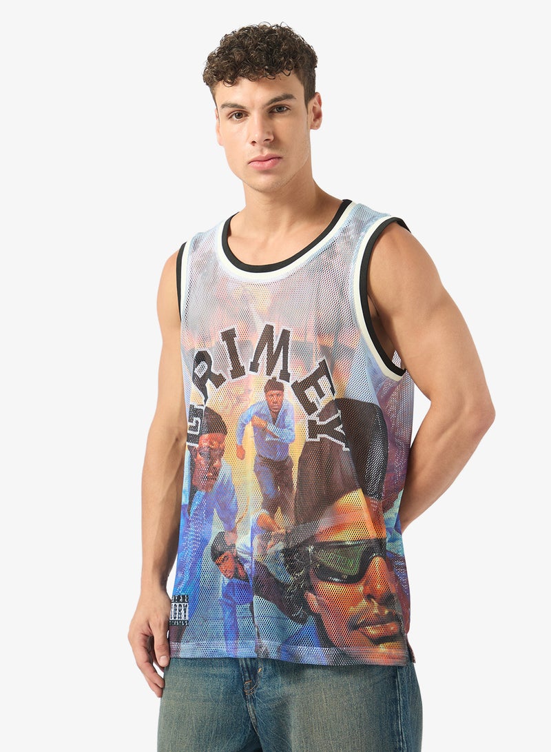 Grimey 100 Miles Relaxed Basketball Jersey - Image 1